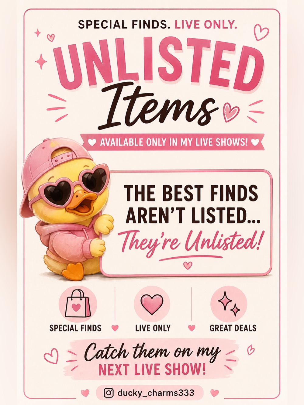 🐥🍓𝐔𝐍𝐋𝐈𝐒𝐓𝐄𝐃 Live Show Finds | Special Deals & Hidden Gems 🛍💖